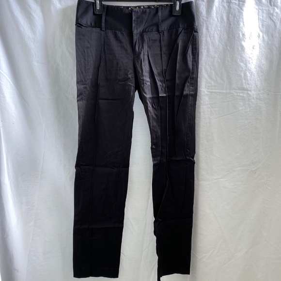 GUESS Satin Black Pants Size: 28 - Picture 3 of 13